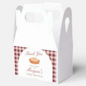 Cutie Pie Baby shower Bedankdoosjes (Geopend)