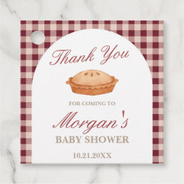 Cutie Pie Baby shower Bedankjes Labels