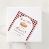 Cutie Pie Baby shower Bedankjes Labels (In situ)