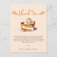 Cutie Pie Baby shower Bedankt