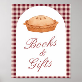 Cutie Pie Baby shower Boeken & Geschenken Teken Poster