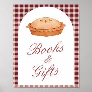 Cutie Pie Baby shower Boeken & Geschenken Teken Poster