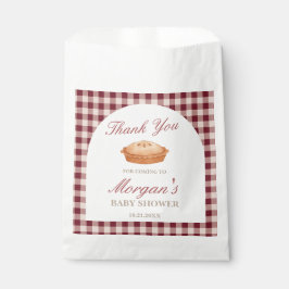 Cutie Pie Baby shower Favoriet Bag Bedankzakje