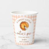 Cutie Pie Baby shower genderneutraal papier Papieren Bekers (Voorkant)