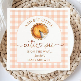 Cutie Pie Baby shower Geslacht Neutraal Papier Ser Servet