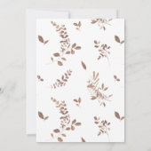 Cutie Pie Baby shower Invitation Kaart (Achterkant)