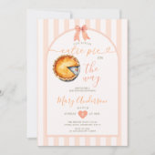 Cutie Pie Baby shower Kaart (Voorkant)