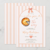 Cutie Pie Baby shower Kaart (Voorkant / Achterkant)