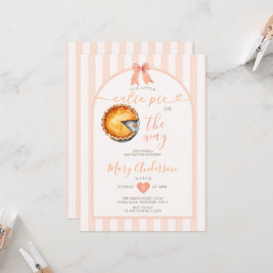 Cutie Pie Baby shower Kaart