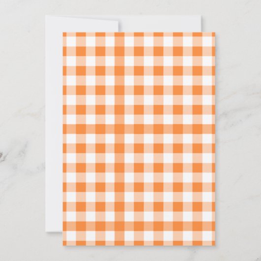 Cutie Pie Baby shower Kaart (Achterkant)