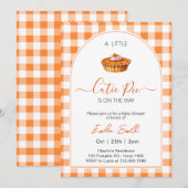 Cutie Pie Baby shower Kaart (Voorkant / Achterkant)