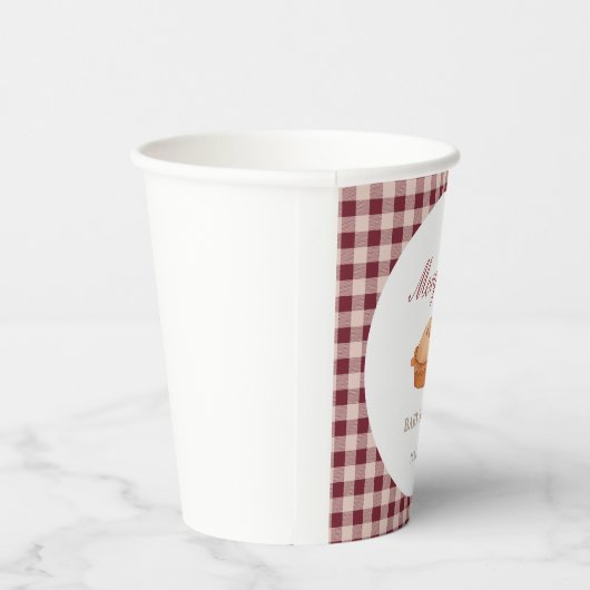 Cutie Pie Baby shower Papieren Bekers (Rechts)