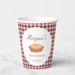 Cutie Pie Baby shower Papieren Bekers