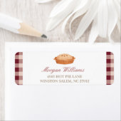 Cutie Pie Baby shower Retour Adreslabels Etiket (Insitu)