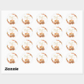 Cutie Pie Baby shower Ronde Sticker (Vel)