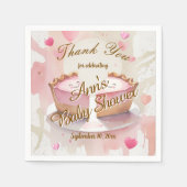 Cutie Pie Baby Shower Servetten (Voorkant)
