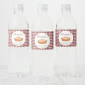 Cutie Pie Baby shower Waterfles Etiket (Flessen)