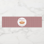 Cutie Pie Baby shower Waterfles Etiket (Enkel label)