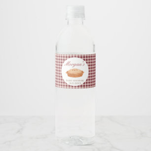 Cutie Pie Baby shower Waterfles Etiket