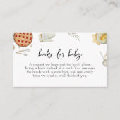 Cutie Pie Baking Boeken voor Baby shower Informatiekaartje (Voorkant)