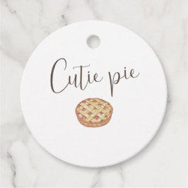 Cutie Pie Bedankt Label
