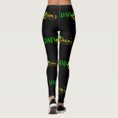 CUTIE PIE BLACK & LIMOEN LEGGINS LEGGINGS (Achterkant)