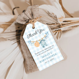 Cutie Pie Blue Herfst Boy Baby shower Gift Labels Cadeaulabel