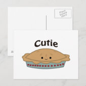 Cutie Pie Briefkaart (Voorkant / Achterkant)