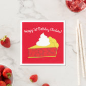 Cutie Pie Cherry 1st Birthday Party Theme Servet (Insitu)