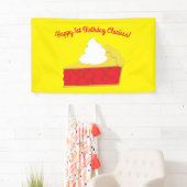 Cutie Pie Cherry 1st Birthday Party Theme Spandoek (Insitu)