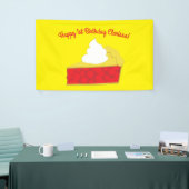 Cutie Pie Cherry 1st Birthday Party Theme Spandoek (Beurs)