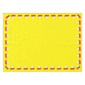 Cutie Pie Cherry 1st Birthday Party Theme Tafelkleed (Voorkant (Horizontaal))