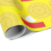 Cutie Pie Cherry verjaardagsfeestje Cadeaupapier (Rol Hoek)