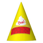 Cutie Pie Cherry verjaardagsfeestje Feesthoedjes (Voorkant)