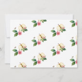 Cutie Pie | Fall Autumn Baby Shower  Bedankkaart (Achterkant)