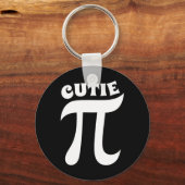 Cutie Pie Funny Pi Dag Wiskunde Docent Nerd Geek Sleutelhanger (Voorkant)