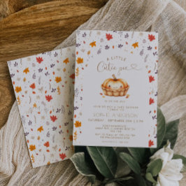 Cutie Pie Geslachtsneutrale Herfst Baby shower Kaart