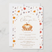 Cutie Pie Geslachtsneutrale Herfst Baby shower Kaart (Voorkant)