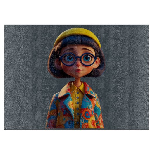 Cutie Pie Glass snijplank (Voorkant)