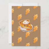 Cutie Pie Herfst 1e Verjaardag Meisje Jongen Eerst Kaart (Achterkant)