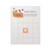 Cutie Pie Herfst Baby Bingo Notitieblok (Linkerzijde)