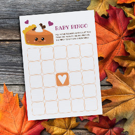 Cutie Pie Herfst Baby Bingo Notitieblok