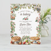 Cutie Pie | Herfst Baby Shower Kaart (Staand voorkant)