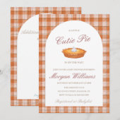 Cutie Pie Herfst Baby shower Kaart (Voorkant / Achterkant)