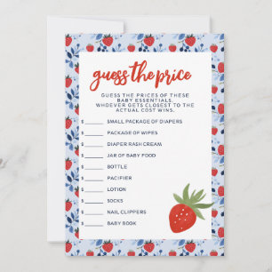 Cutie Pie Herfst Baby shower Raad de prijs Kaart