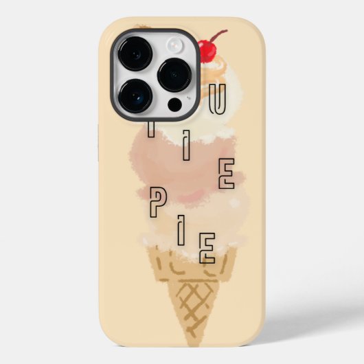 Cutie Pie - Ijs telefoonhoesjes Case-Mate iPhone Case (Achterkant)
