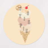 Cutie Pie - IJssjablonen Labels (Design 2)