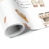 Cutie Pie is het bakken van de herfst Herfst Baby  Cadeaupapier (Rol Hoek)