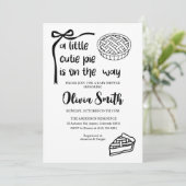 Cutie Pie is on the Way, Fall Baby Shower Kaart (Staand voorkant)