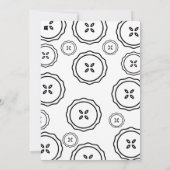 Cutie Pie is on the Way, Fall Baby Shower Kaart (Achterkant)